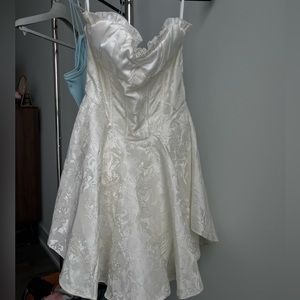 Nanajacqueline style White Strapless Dress - Size M